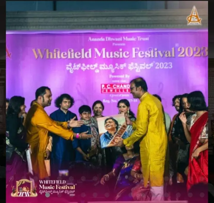 with Sitarist : Pradeep Bhattacharya