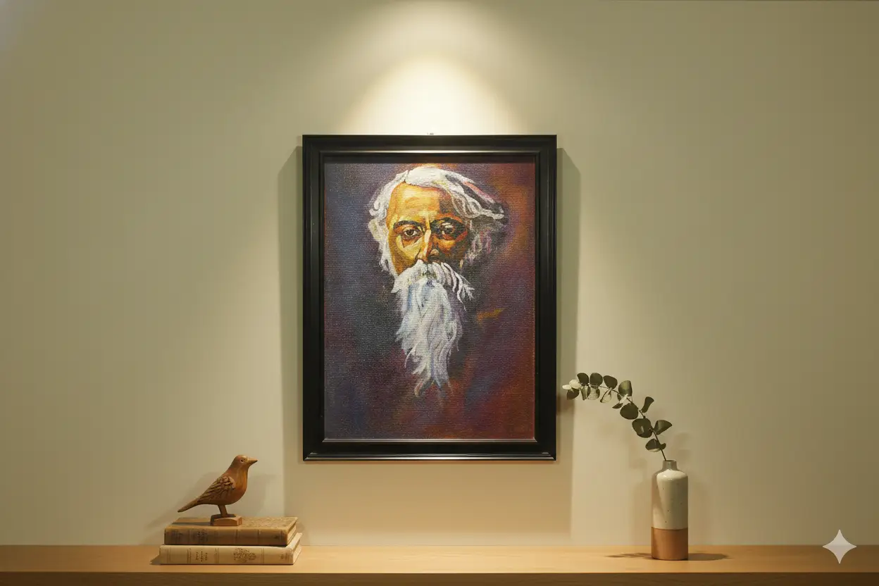 Portrait of Rabindranath Tagore